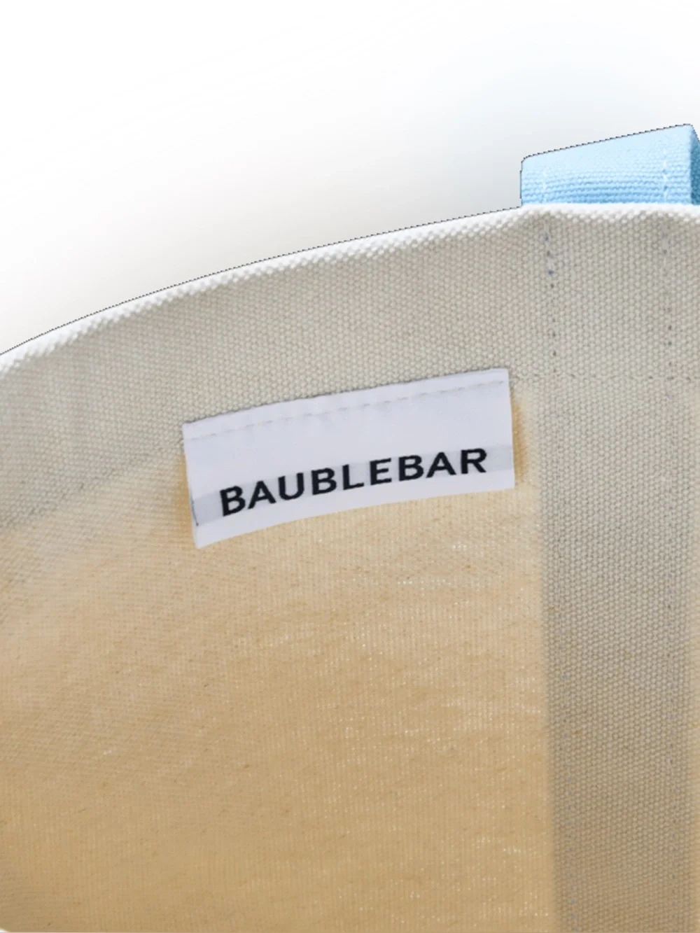 NWT BAUBLEBAR Canvas Beach Tote with Palm Tree Charm 🌴